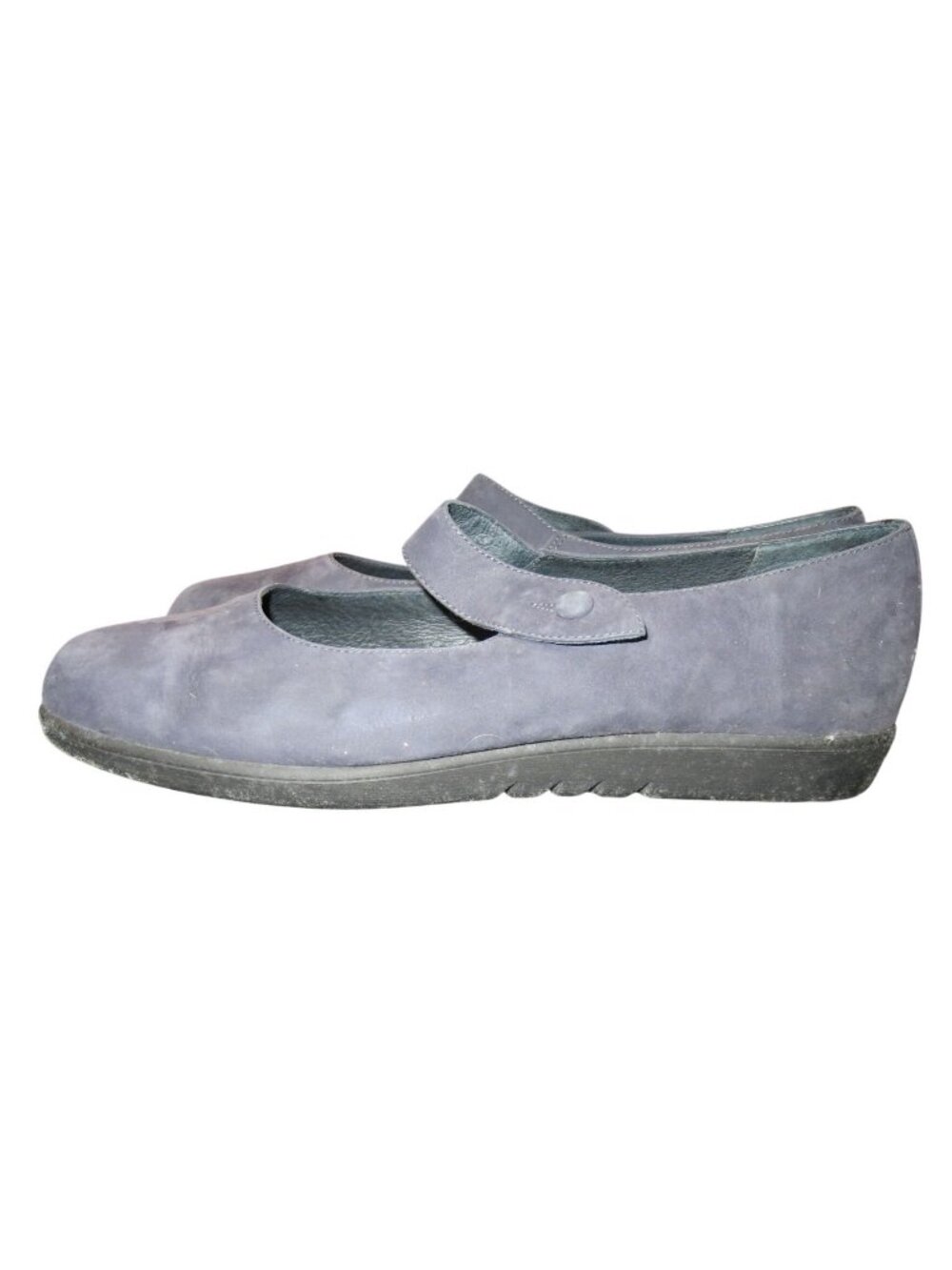 Rockport Navy Suede Leather Mary Jane Slip On Casual Driving Shoes Moccasins 9.5